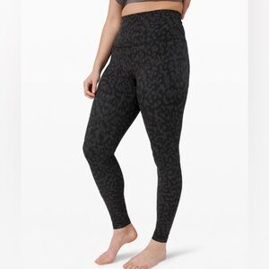 Lululemon Align Black Leopard Leggings